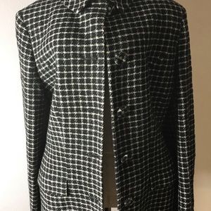 Vintage Versace Black and White Jacket